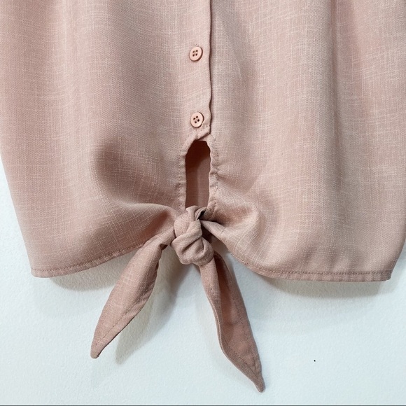 Love Tree Pink Cutout Tank Top Size S - Picture 7 of 16